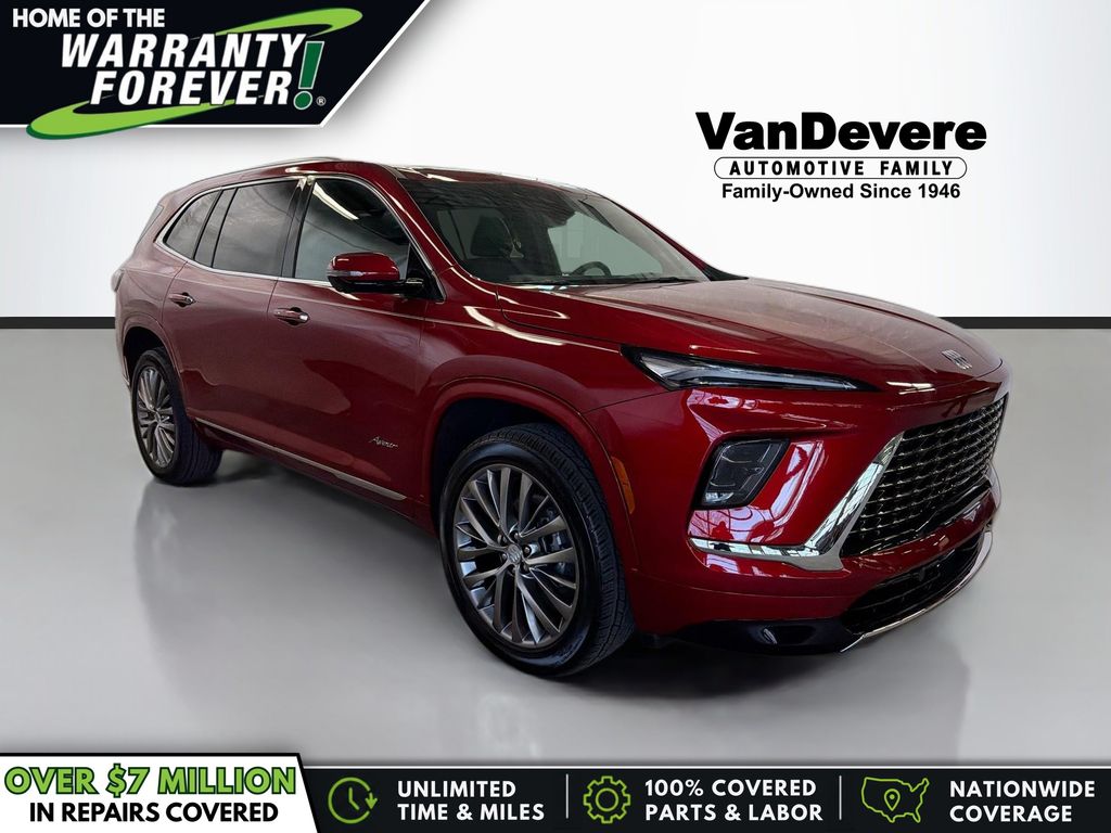 Cherry Red Tintcoat 2025 Buick Enclave SUV / Crossover Front-Wheel Drive 8-Speed Automatic