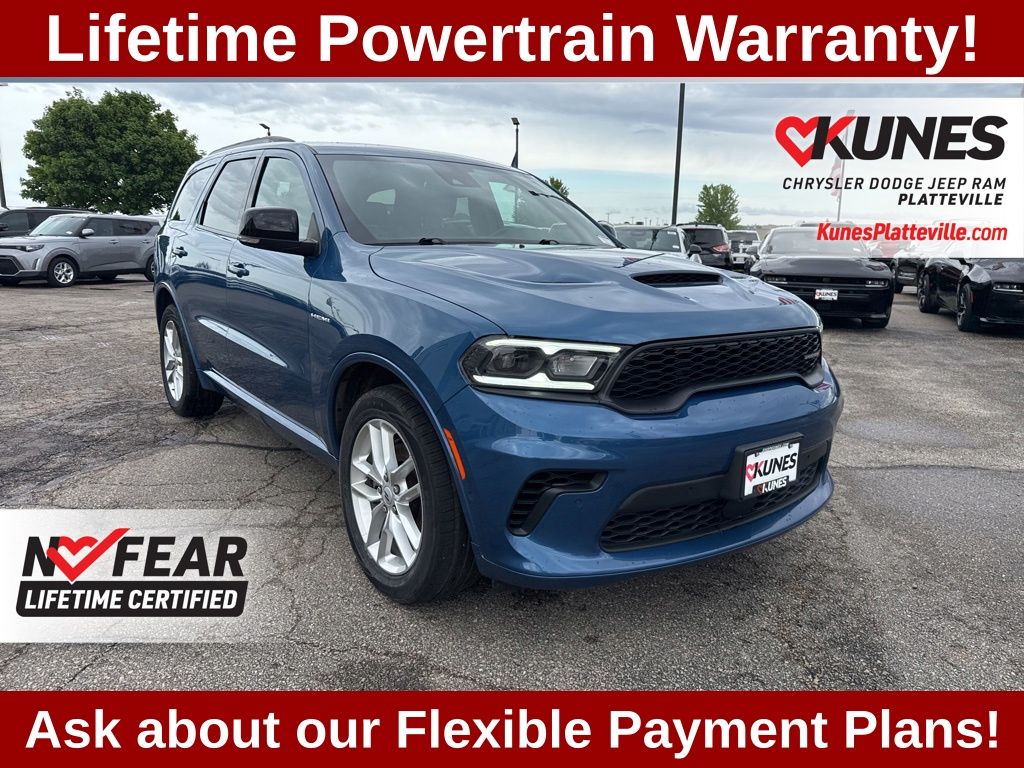 Blue (Frostbite Pearlcoat) 2025 Dodge Durango SUV / Crossover All-Wheel Drive 8-Speed Automatic