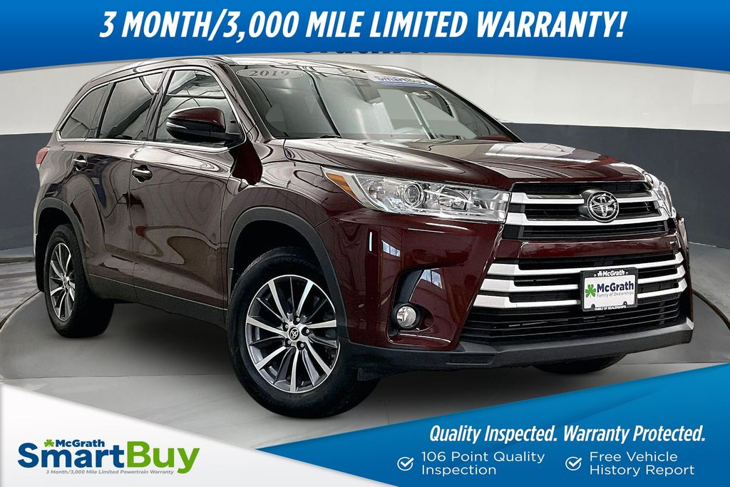Ooh La La Rouge Mica 2019 Toyota Highlander XLE AWD SUV / Crossover All-Wheel Drive 8-Speed Automatic