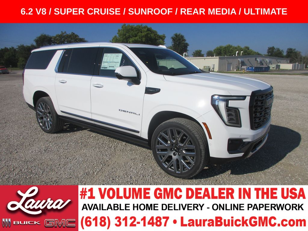 Summit White 2026 GMC Yukon XL SUV / Crossover Four-Wheel Drive 