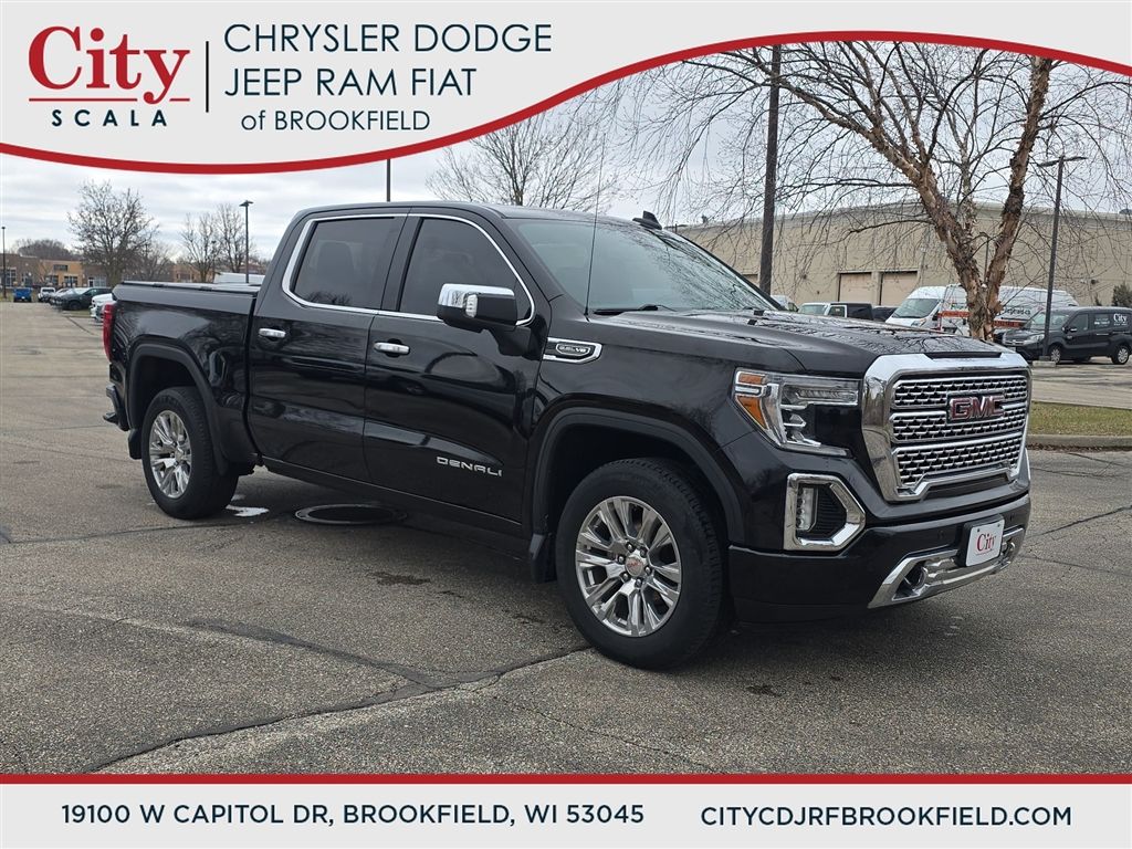 Onyx Black 2020 GMC Sierra 1500 Denali Crew Cab 4WD Pickup Truck Four-Wheel Drive Automatic