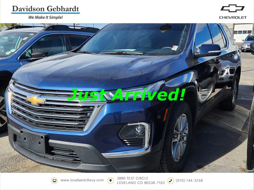 Northsky Blue Metallic 2023 Chevrolet Traverse LT Cloth AWD SUV / Crossover Four-Wheel Drive 9-Speed Automatic