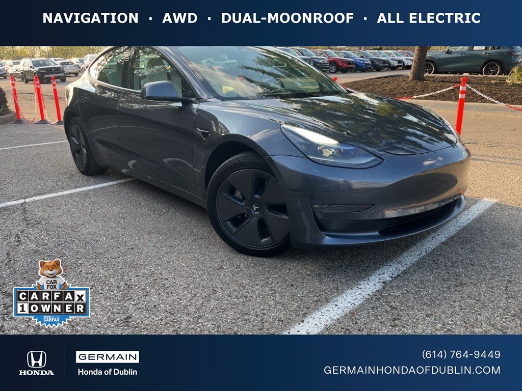 used 2021 Tesla Model 3 car, priced at $18,597