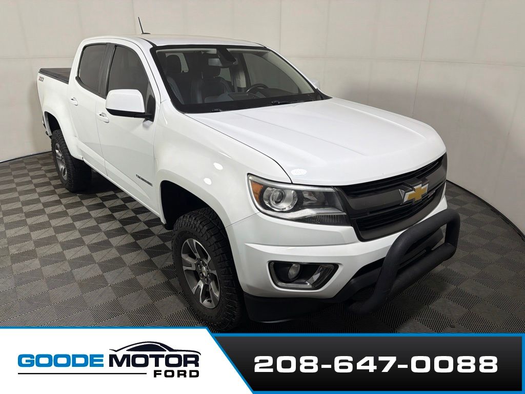 Summit White 2017 Chevrolet Colorado Pickup Truck Four-Wheel Drive 8-Speed Automatic