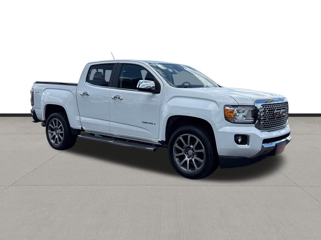 2019 GMC Canyon Denali White at Gullo Toyota