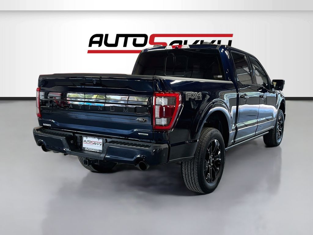 Used 2023 Blue Metallic Ford Platinum image 7