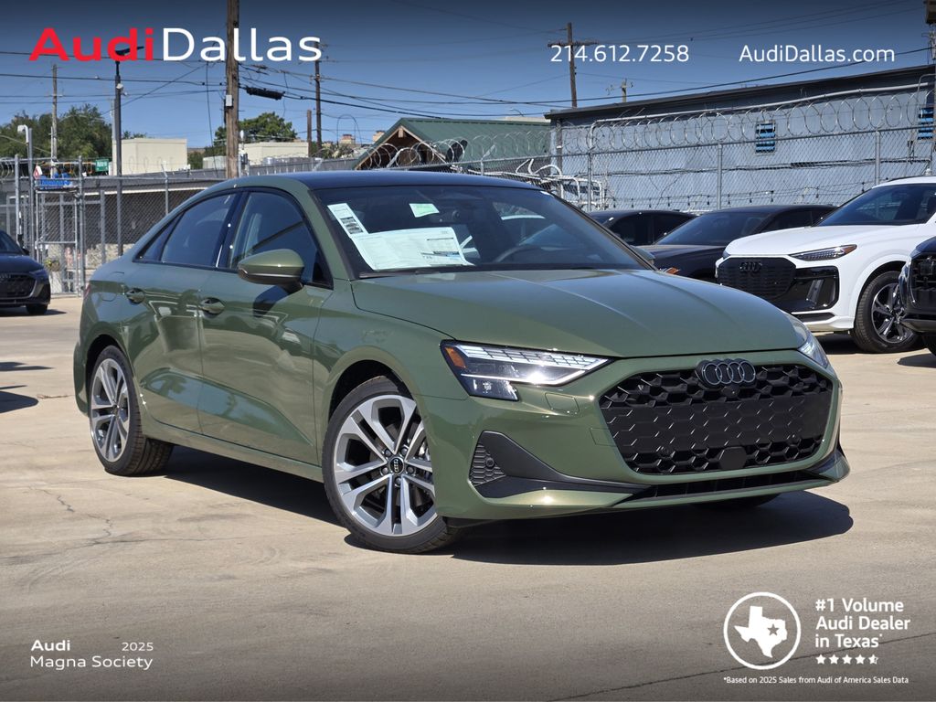 Green 2026 Audi A3 Sedan All-Wheel Drive 7-Speed Automatic