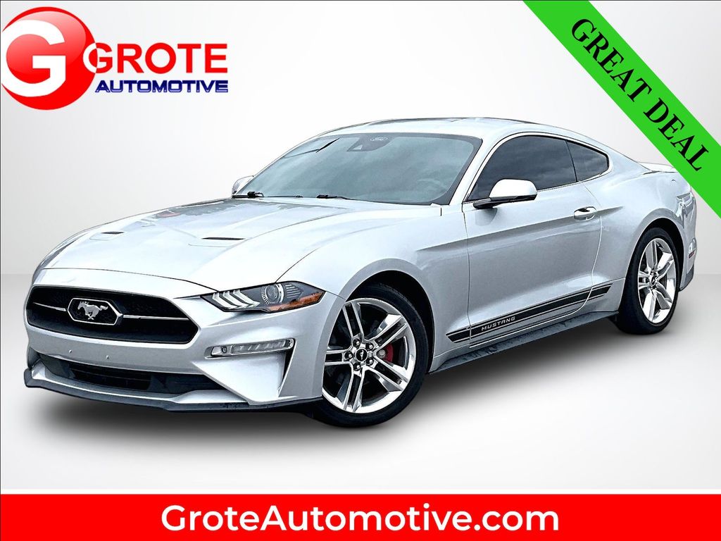 Ingot Silver 2019 Ford Mustang Coupe Rear-Wheel Drive Automatic