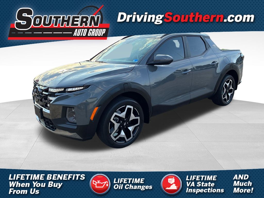 Hampton Gray 2024 Hyundai Santa Cruz Limited Crew Cab AWD Pickup Truck All-Wheel Drive Automatic