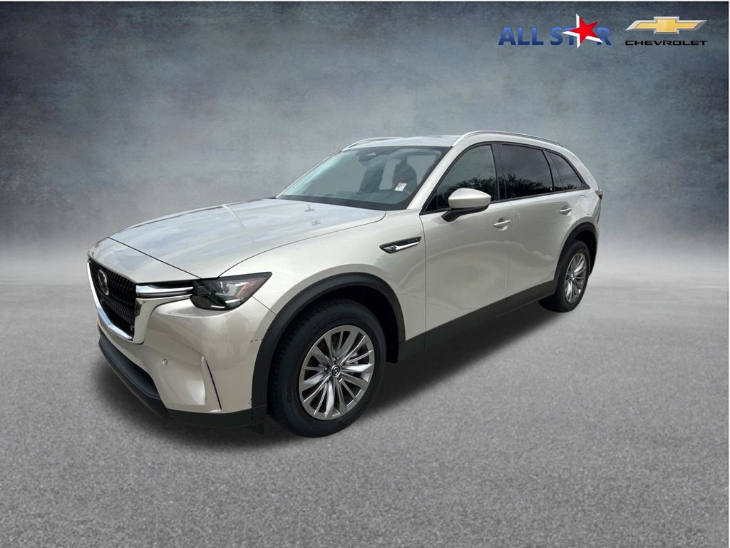 Gray (Platinum Quartz) 2025 Mazda CX-90 3.3 Turbo Preferred AWD SUV / Crossover All-Wheel Drive 8-Speed Automatic