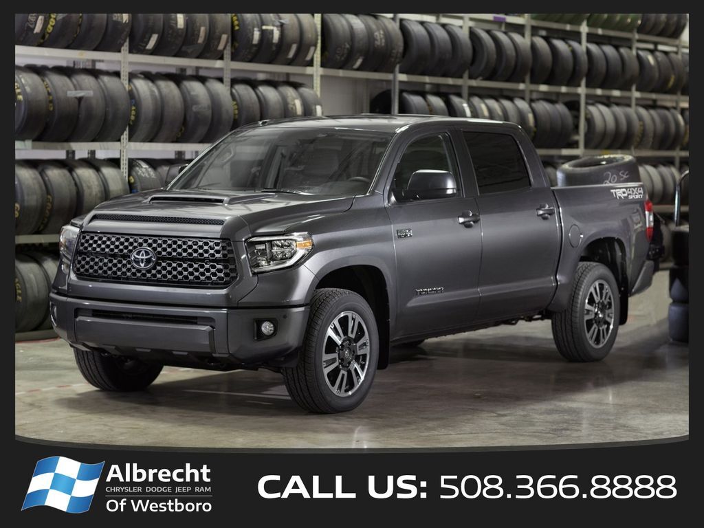 Super White 2020 Toyota Tundra Pickup Truck Four-Wheel Drive 6-Speed Automatic