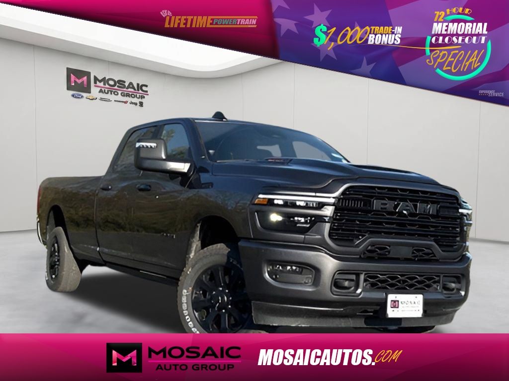 Gray (Granite Crystal Metallic Clearcoat) 2026 RAM 2500 Laramie Crew Cab LB 4WD Pickup Truck Four-Wheel Drive 8-Speed Automatic