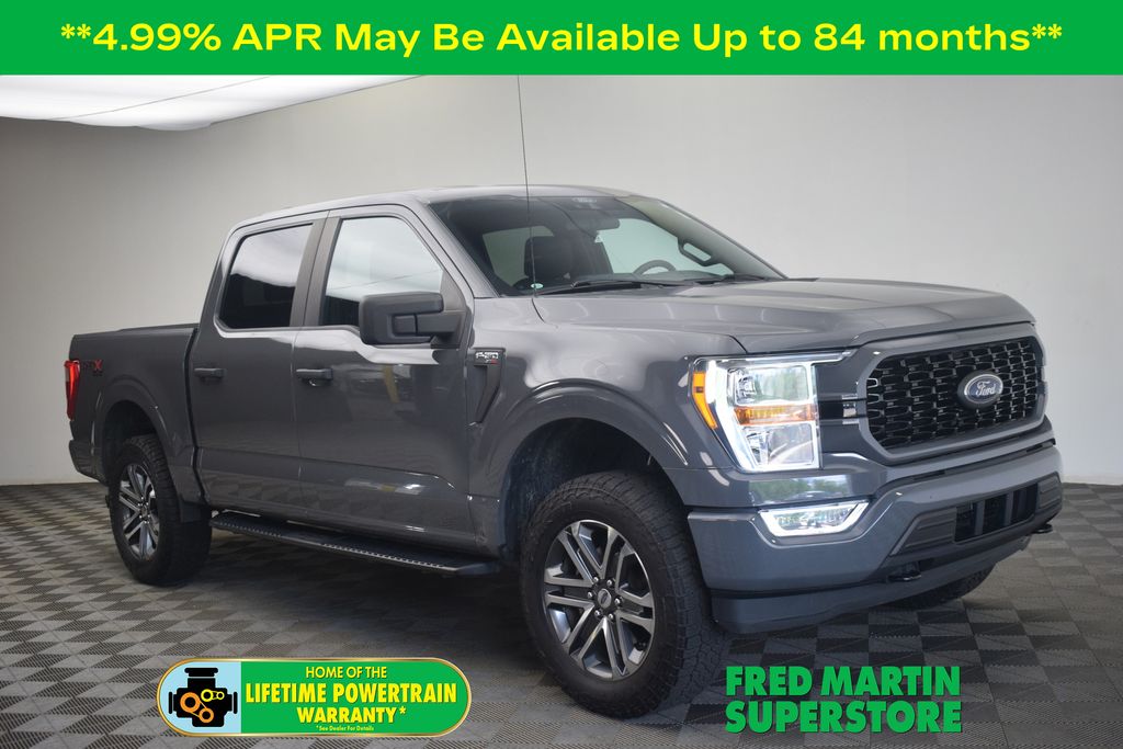 Gray (Lead Foot) 2021 Ford F-150 Pickup Truck Four-Wheel Drive Automatic