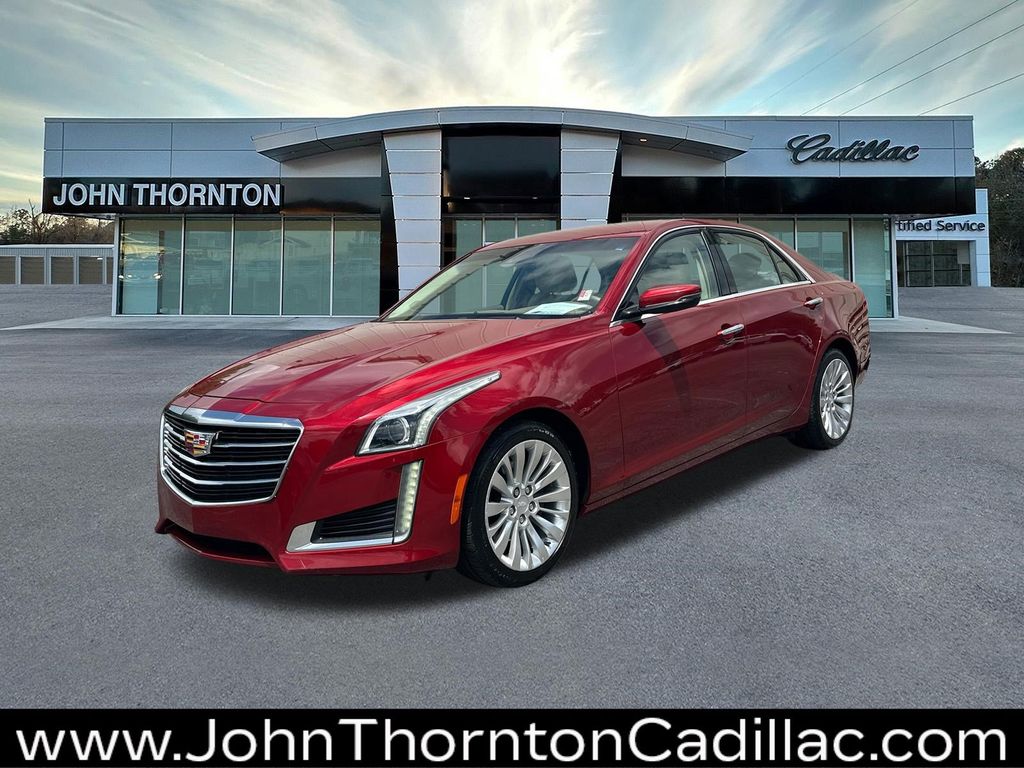 Red Obsession Tintcoat 2015 Cadillac CTS Sedan All-Wheel Drive 6-Speed Automatic