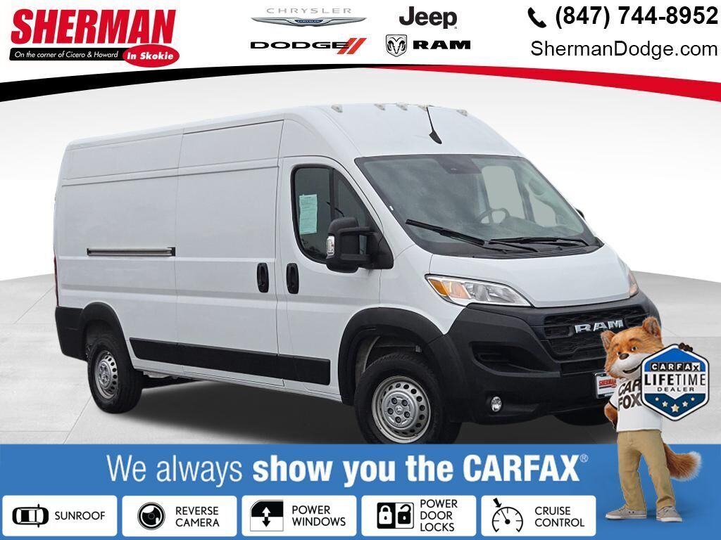 Bright White Clearcoat 2026 RAM ProMaster Van Front-Wheel Drive 9-Speed Automatic