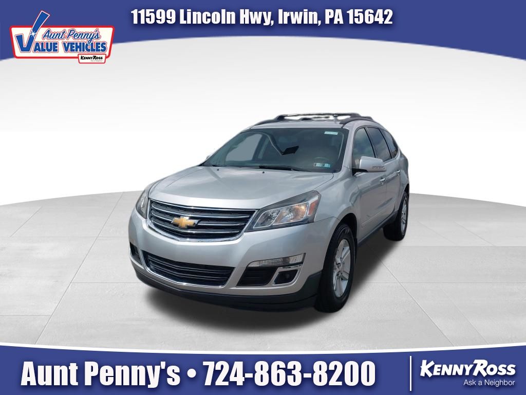 Silver Ice Metallic 2014 Chevrolet Traverse SUV / Crossover All-Wheel Drive 6-Speed Automatic
