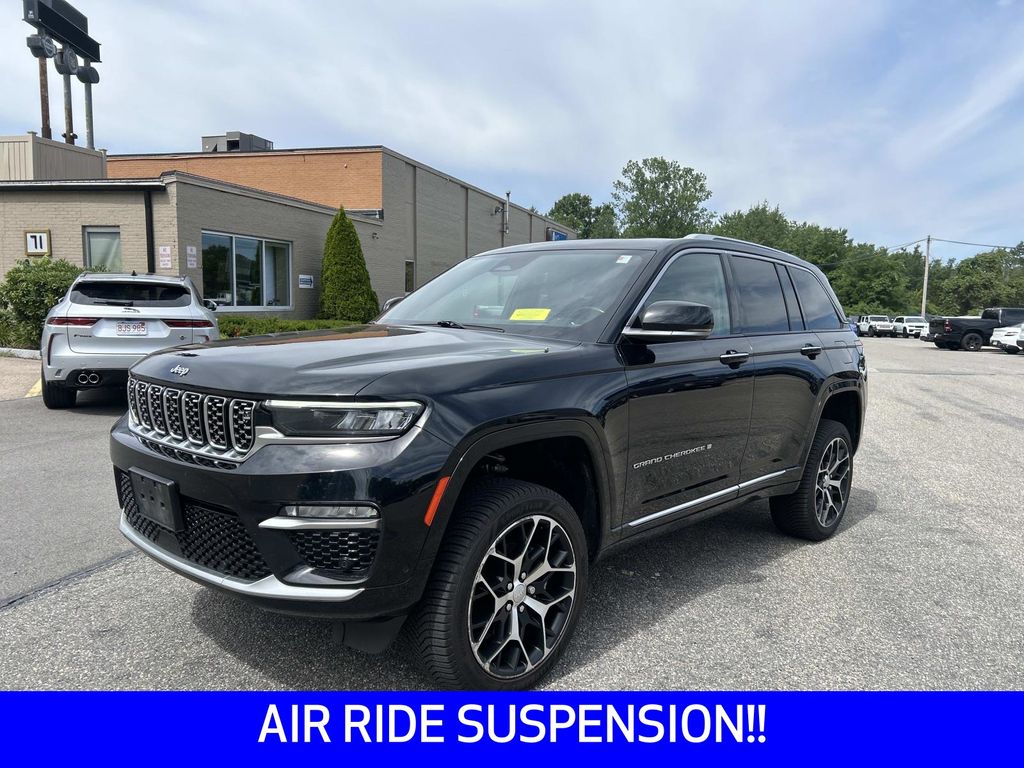 Diamond Black 2023 Jeep Grand Cherokee SUV / Crossover Four-Wheel Drive 8-Speed Automatic