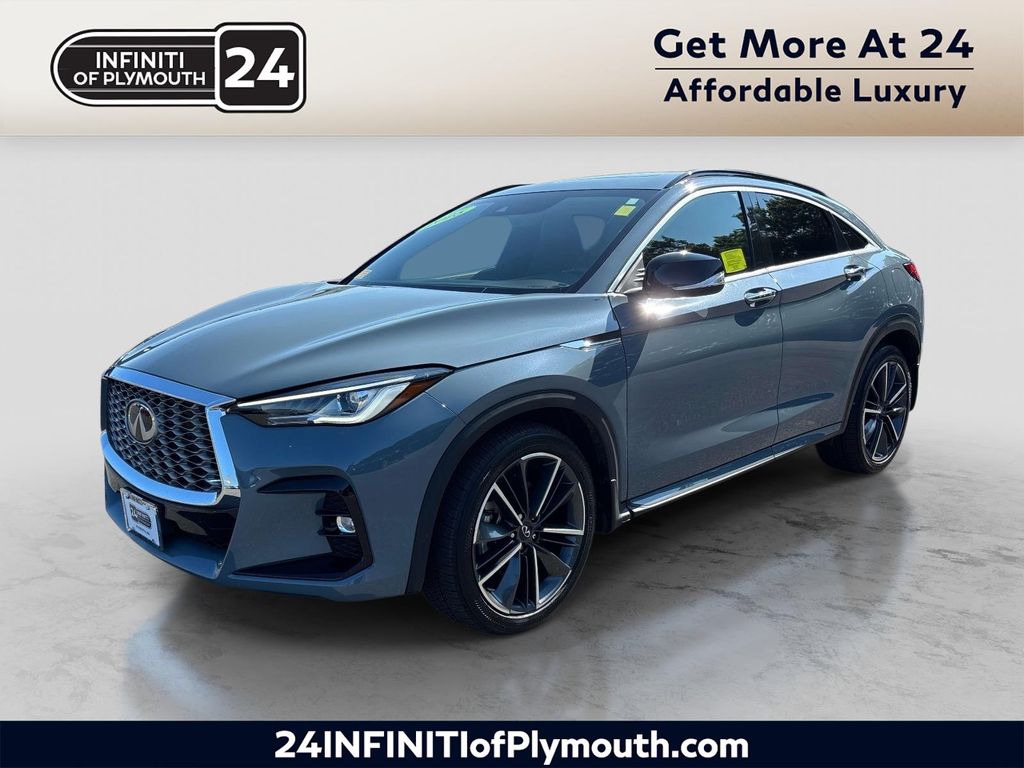 Slate Gray 2025 INFINITI QX55 SUV / Crossover All-Wheel Drive Continuously Variable Transmission