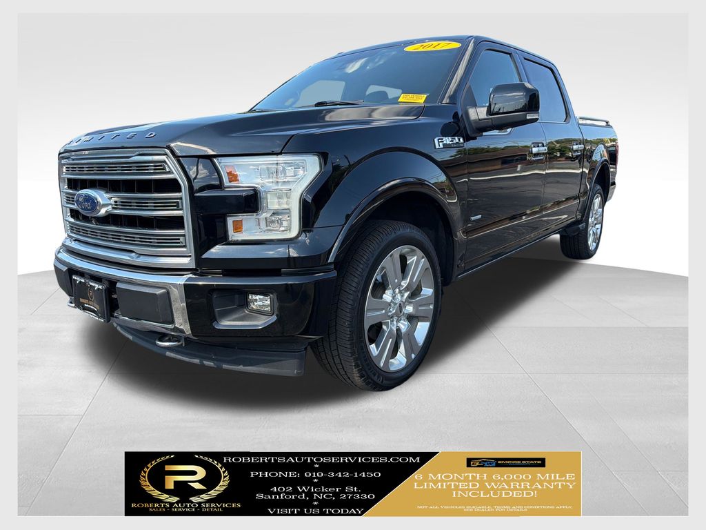 Shadow Black 2017 Ford F-150 Pickup Truck Four-Wheel Drive Automatic