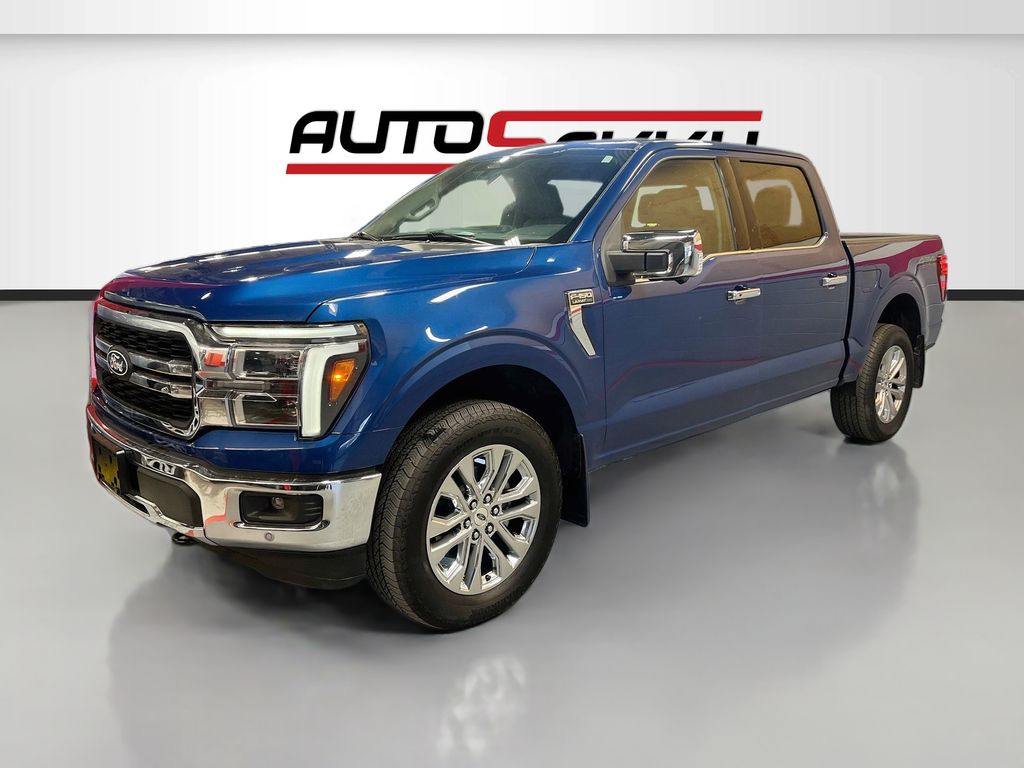 Used 2025 Blue Metallic Ford Lariat image 3