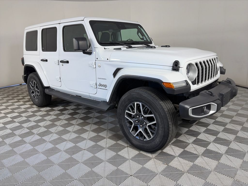 Bright White Clearcoat 2024 Jeep Wrangler SUV / Crossover Four-Wheel Drive 8-Speed Automatic