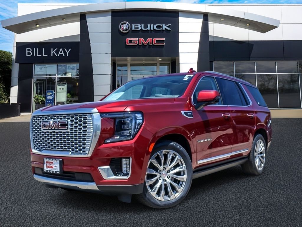 Volcanic Red Tintcoat 2023 GMC Yukon SUV / Crossover Four-Wheel Drive