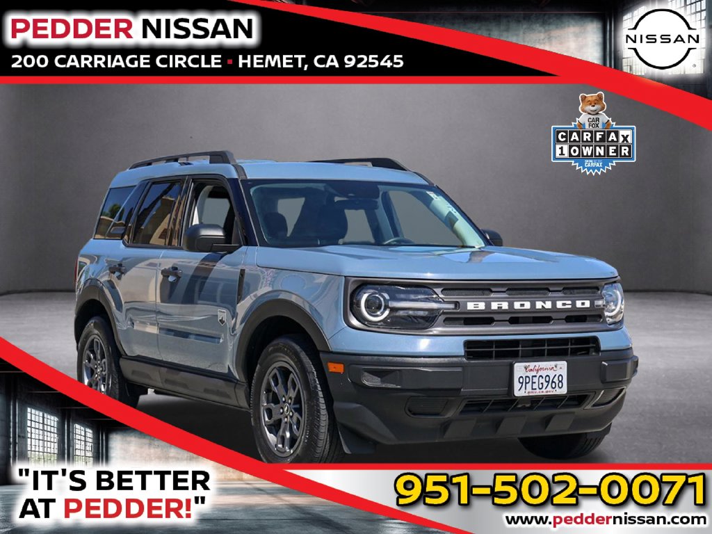 Blue (Azure Gray Metallic) 2024 Ford Bronco Sport SUV / Crossover All-Wheel Drive 8-Speed Automatic