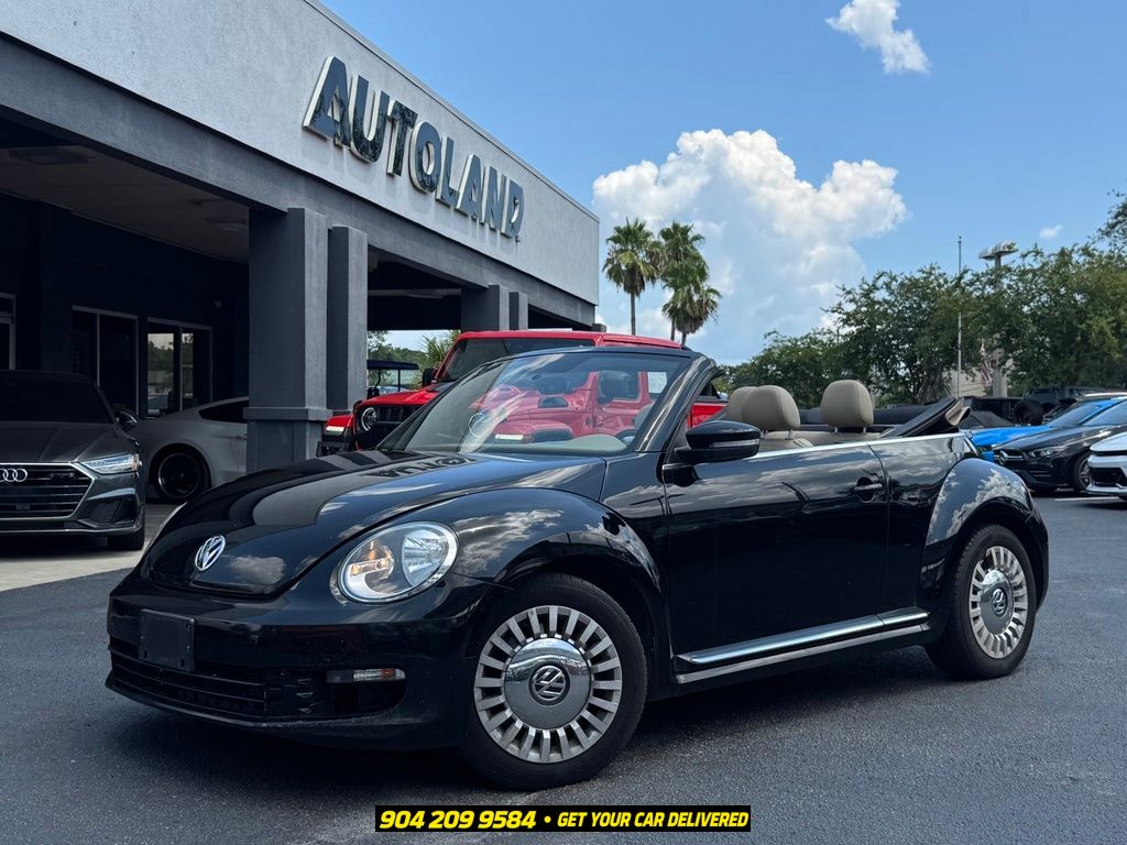 Black Uni 2014 Volkswagen Beetle Convertible Front-Wheel Drive 6-Speed Automatic