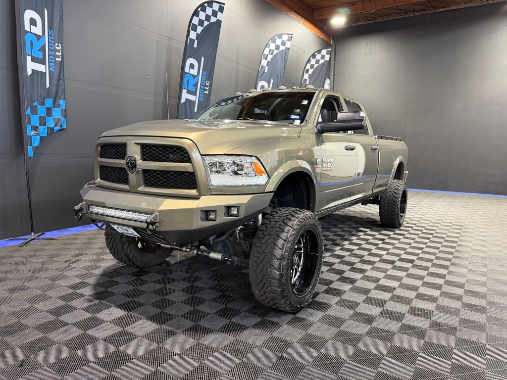 Prairie Pearlcoat 2013 RAM 3500 Tradesman Crew Cab LB 4WD Pickup Truck Four-Wheel Drive 6-Speed Automatic