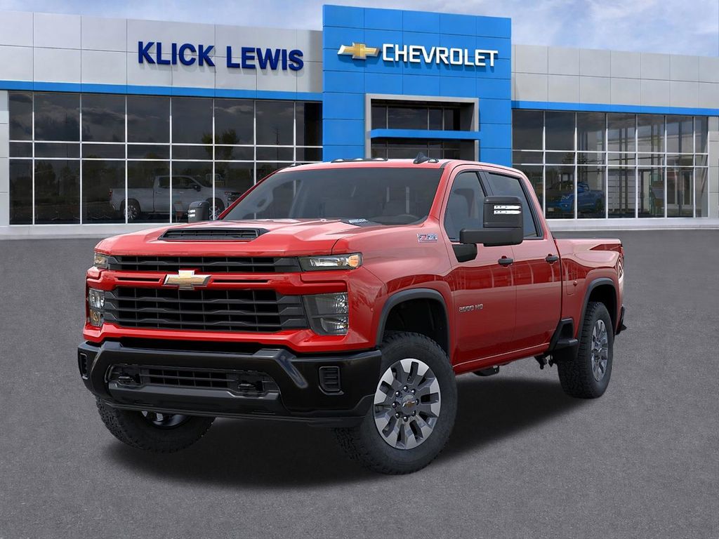 2026 Chevrolet Silverado 2500HD Custom Red at Klick Lewis Buick Chevrolet