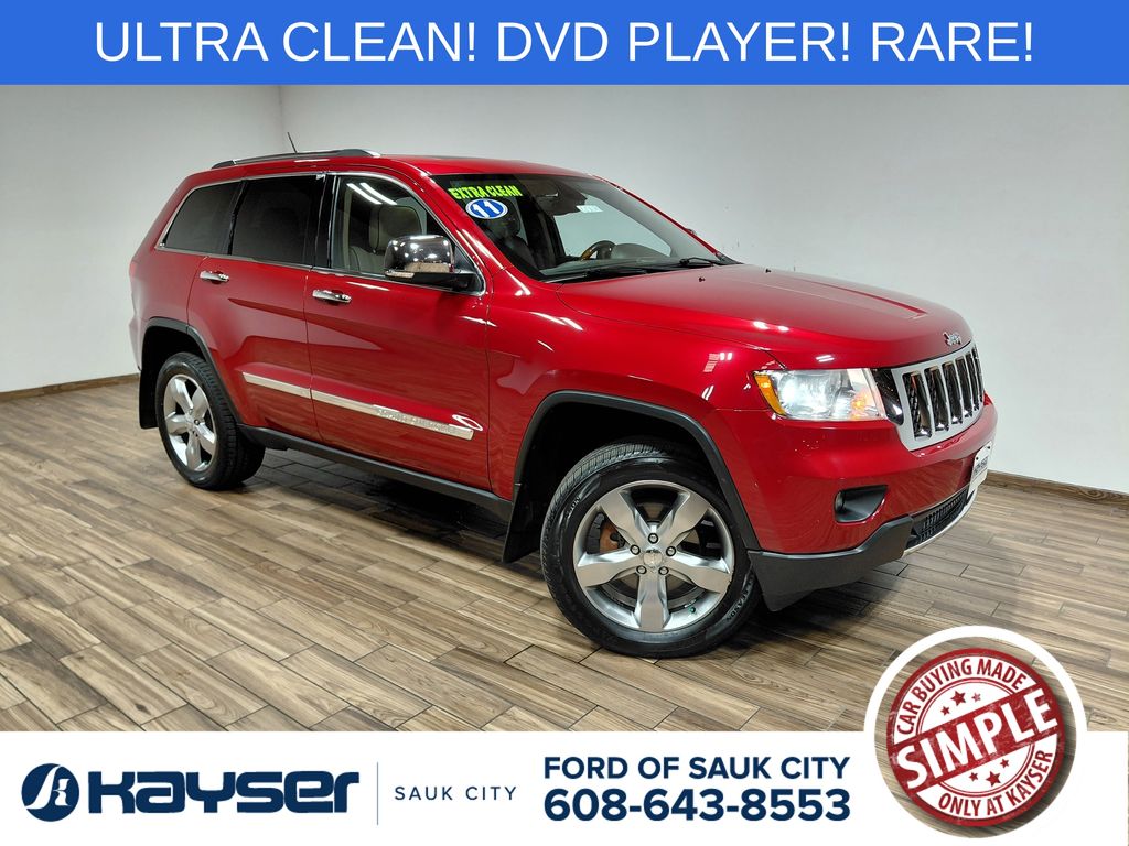 Inferno Red Crystal Pearlcoat 2011 Jeep Grand Cherokee SUV / Crossover Four-Wheel Drive 5-Speed Automatic