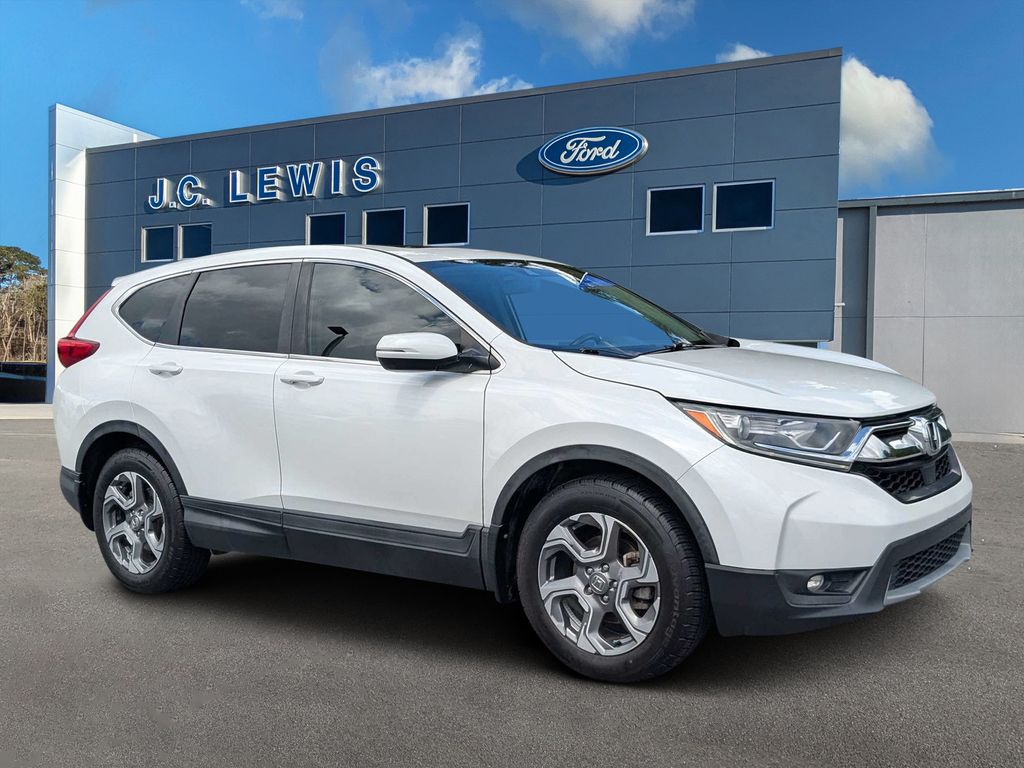 Platinum White Pearl 2019 Honda CR-V SUV / Crossover Front-Wheel Drive Continuously Variable Transmission