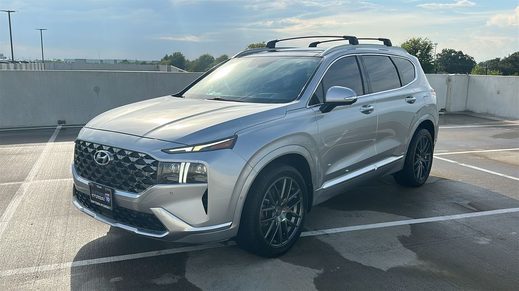 2022 Hyundai Santa Fe Calligraphy Silver at DeMontrond Automotive Group