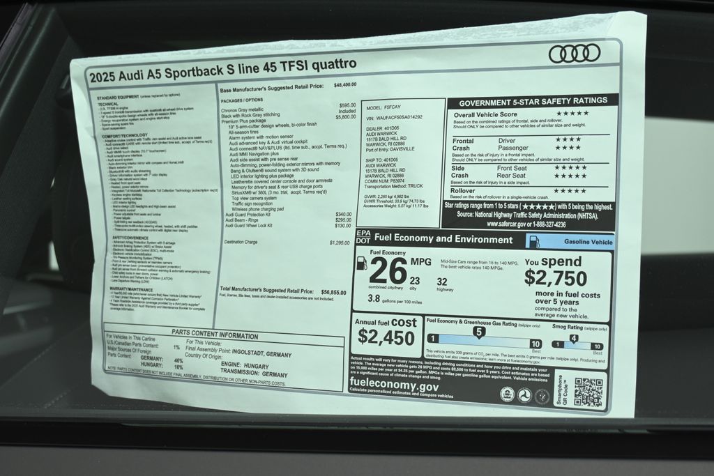 2025 Audi A5 Sport 25