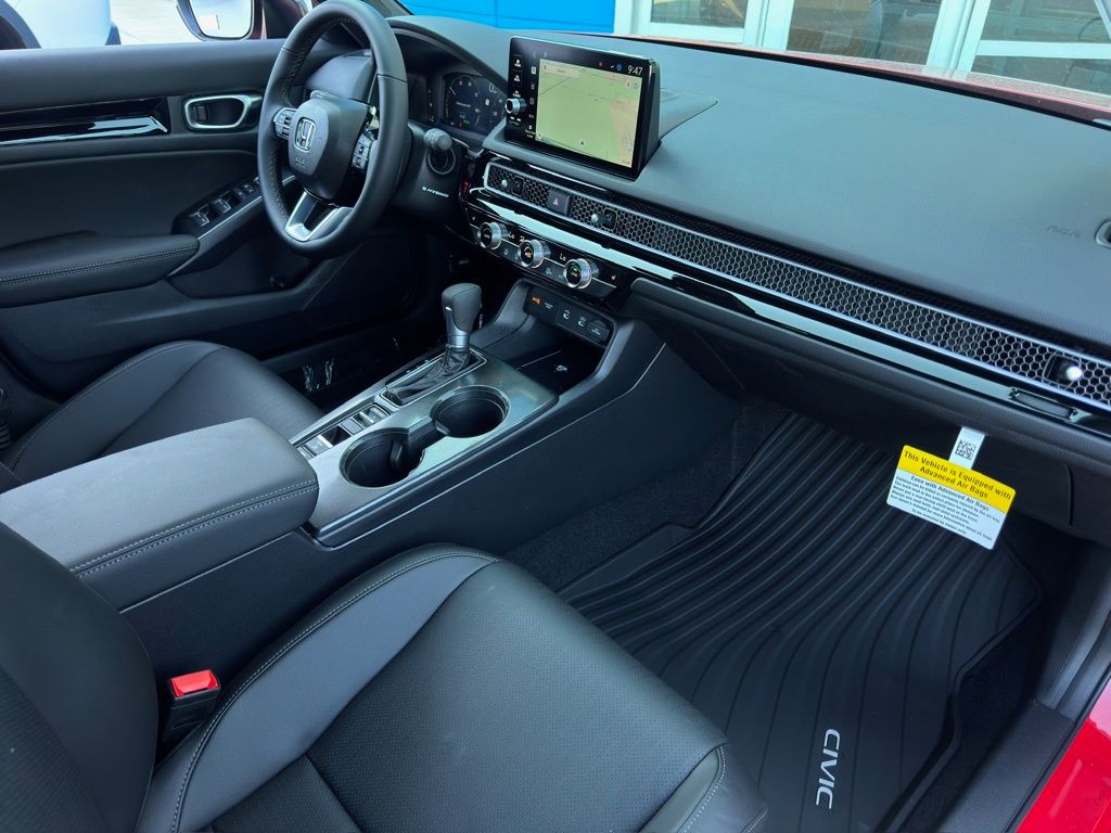 2026 Honda Civic Hybrid Sport Touring Red at Community Honda