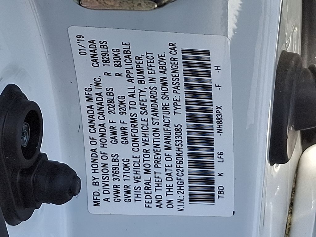 2019 Honda Civic LX 26