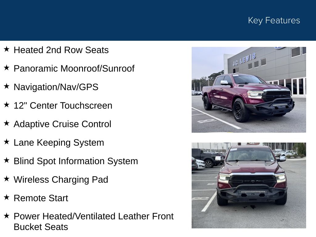 2019 Ram 1500 Laramie Crew Cab 4x4 5'7" Box