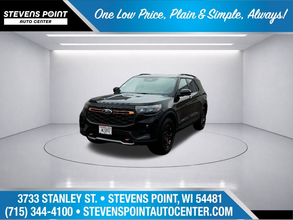 Agate Black Metallic 2026 Ford Explorer Tremor AWD SUV / Crossover All-Wheel Drive Automatic