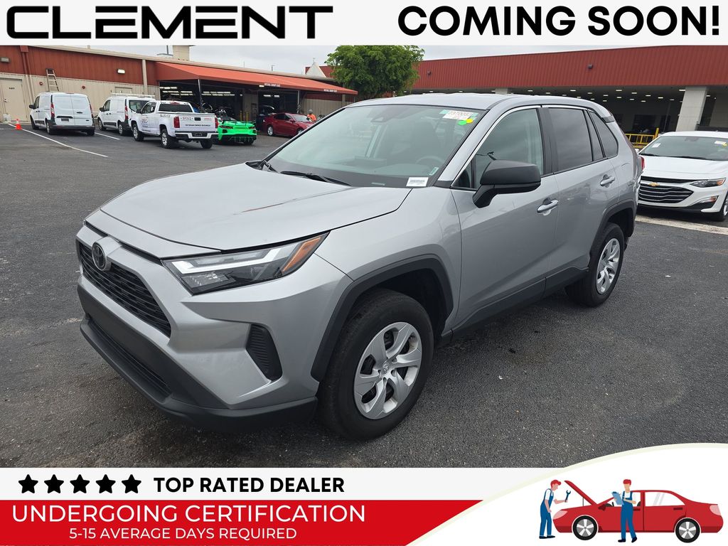 Silver Sky Metallic 2024 Toyota RAV4 LE FWD SUV / Crossover Front-Wheel Drive 8-Speed Automatic