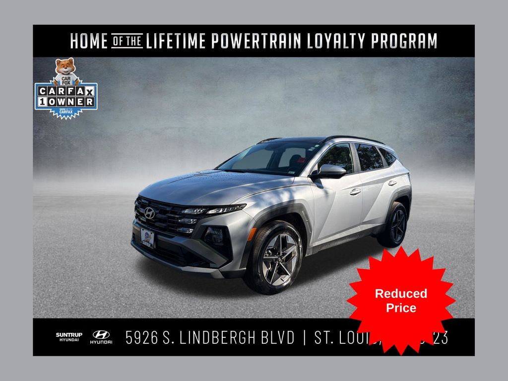 Shimmering Silver 2025 Hyundai Tucson Hybrid SEL Convenience AWD SUV / Crossover All-Wheel Drive 6-Speed Automatic