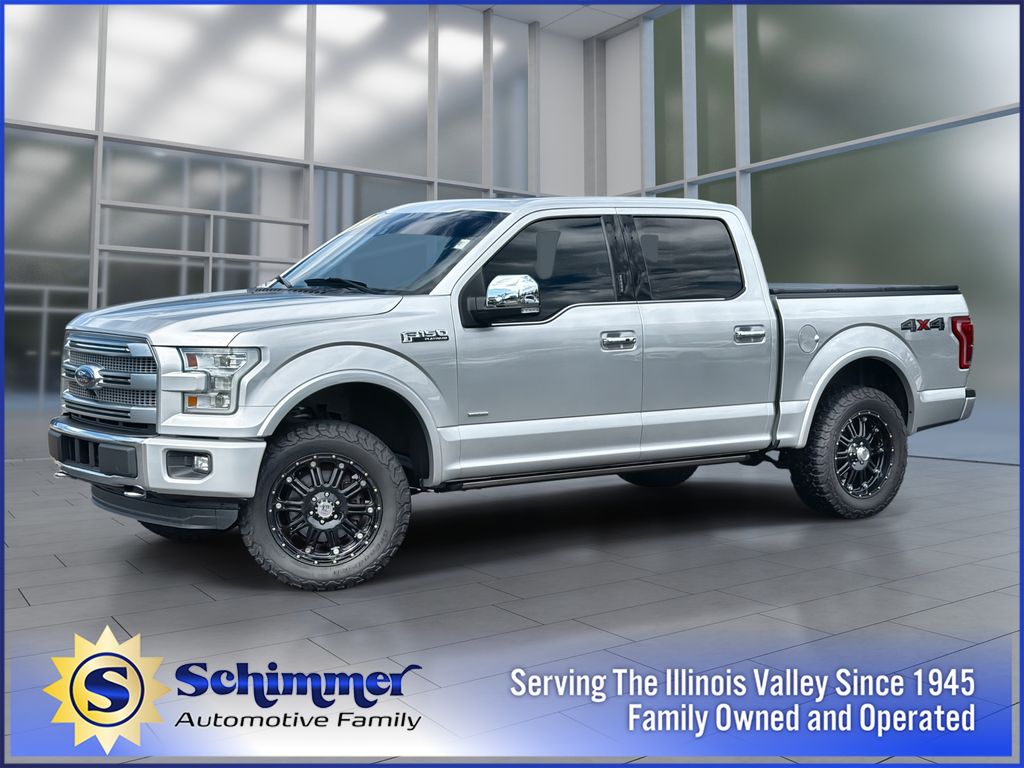 Ingot Silver 2016 Ford F-150 Pickup Truck Four-Wheel Drive 6-Speed Automatic