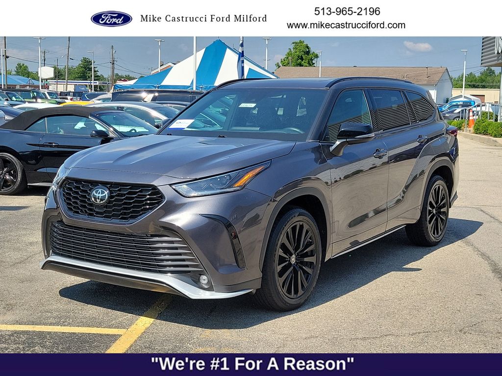 Magnetic Gray Metallic 2024 Toyota Highlander SUV / Crossover Front-Wheel Drive 8-Speed Automatic