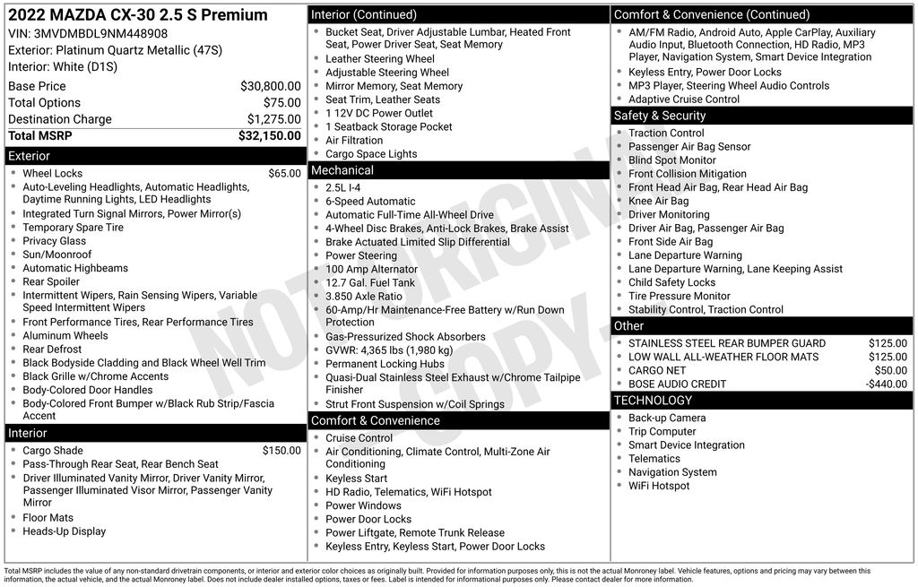 2022 Mazda CX-30 Premium
