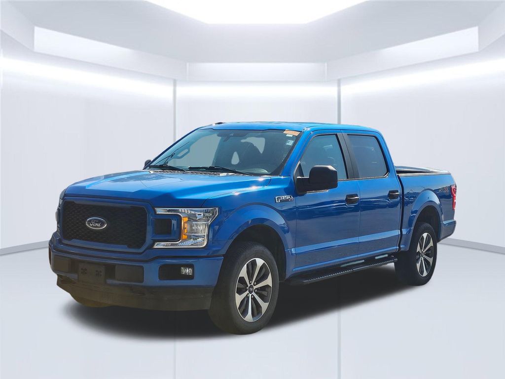 2019 Blue Metallic Ford F-150 XL 4X4 Truck