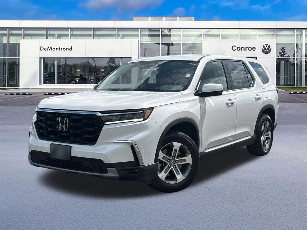 2025 Honda Pilot EX-L White at AutoSavvy Houston Northwest
