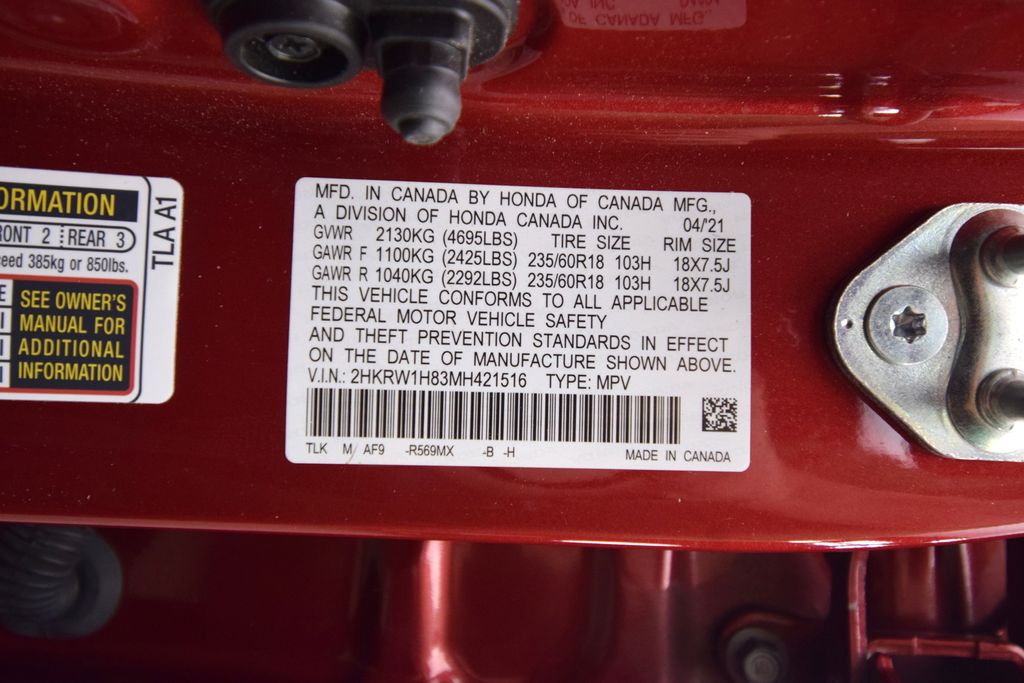 used 2021 Honda CR-V car, priced at $25,000