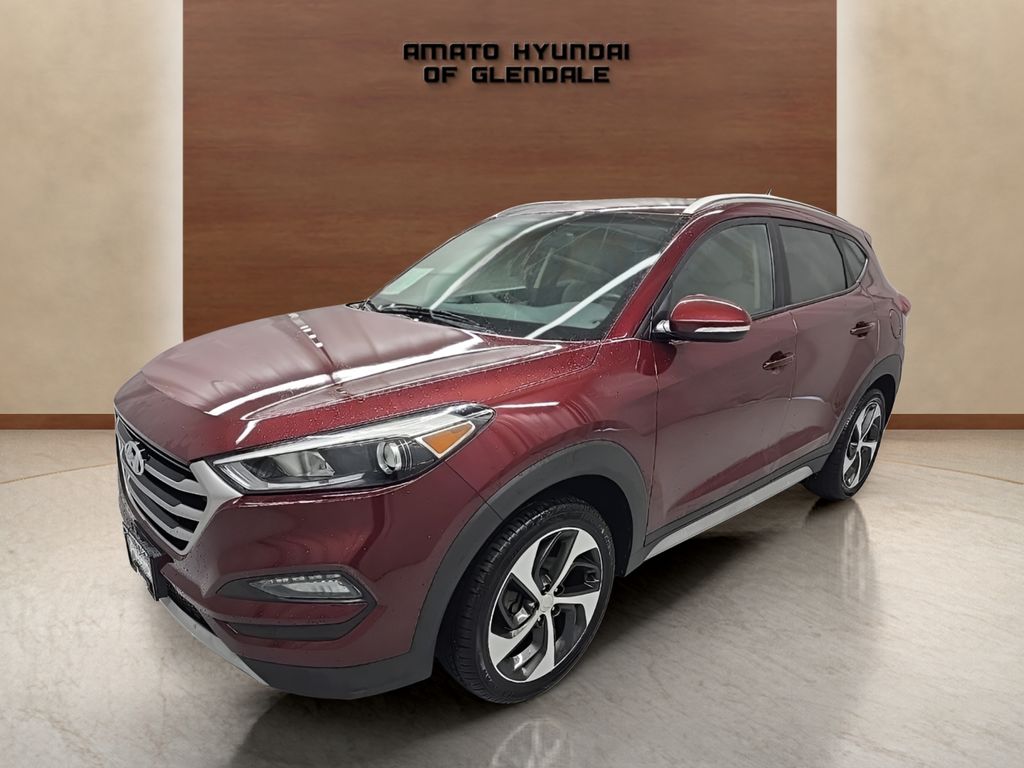 Red (Ruby Wine) 2017 Hyundai Tucson 1.6T Sport AWD SUV / Crossover All-Wheel Drive 7-Speed Automatic