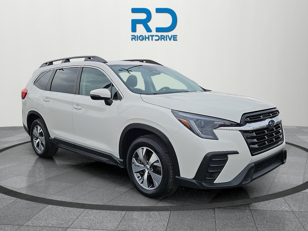 Crystal White Pearl 2023 Subaru Ascent Premium 8-Passenger AWD SUV / Crossover All-Wheel Drive Continuously Variable Transmission