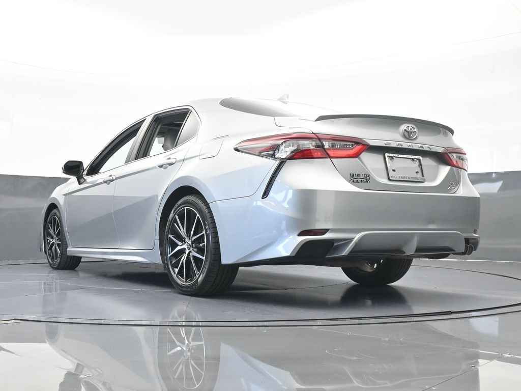 Used 2021 Celestial Silver Metallic Toyota SE image 55