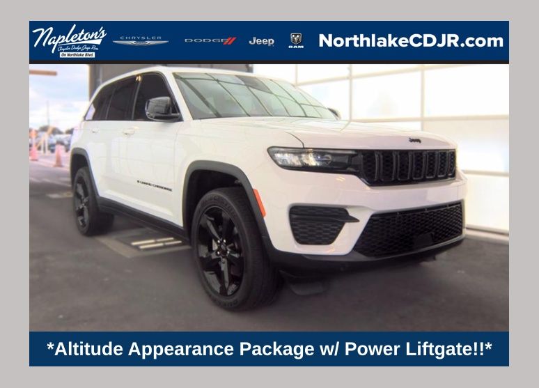 Bright White Clearcoat 2023 Jeep Grand Cherokee SUV / Crossover Four-Wheel Drive 8-Speed Automatic